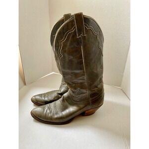 Justin Made in USA Men's Cowboy boots 10D Festival/Coachella/distressed/worn